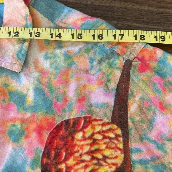 **KOLBY RAYON PRINTED SHIRT L - Picture 11 of 11